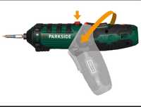 Багатофункціональна акумуляторна викрутка Parkside PSSA 4 B2, отвертка