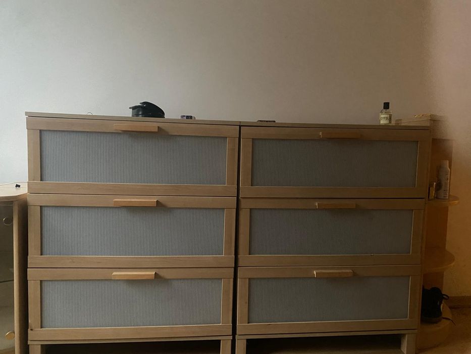 Komoda pokojowa brązowa 2 sztuki