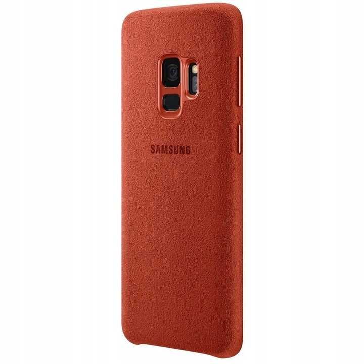 Etui Samsung Alcantara Cover red / czerwone do Samsung Galaxy S9