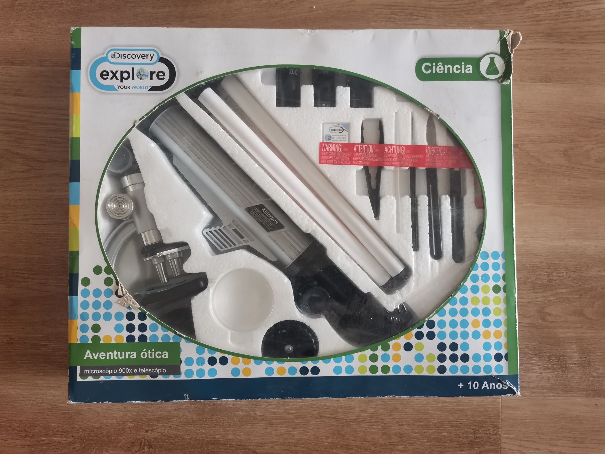 Discovery Explore - Conjunto de Microscópio + Telescópio.