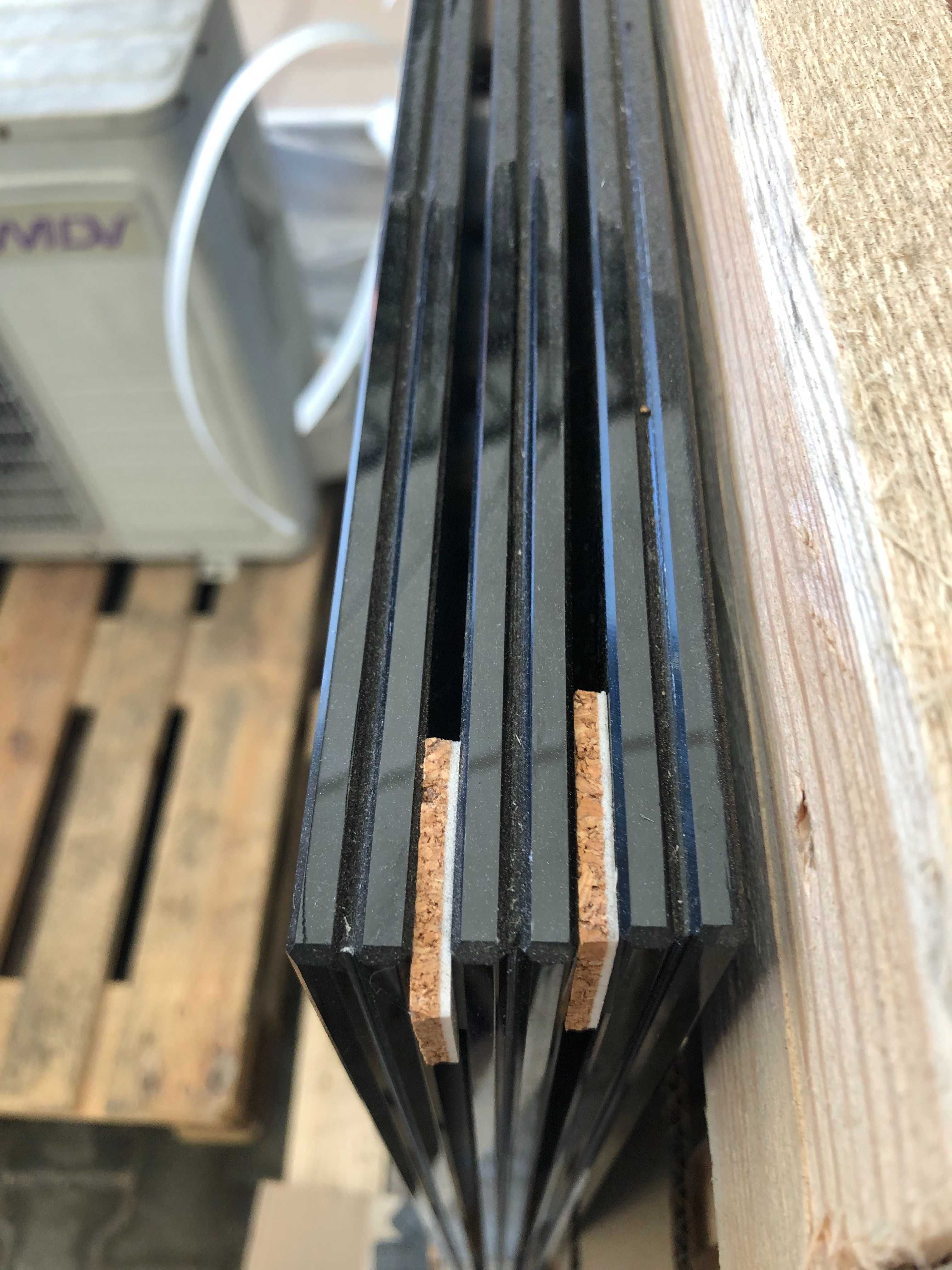 Szyba laminowana hartowana VSG / ESG 66.4 Antisol Grafit - 3 sztuki