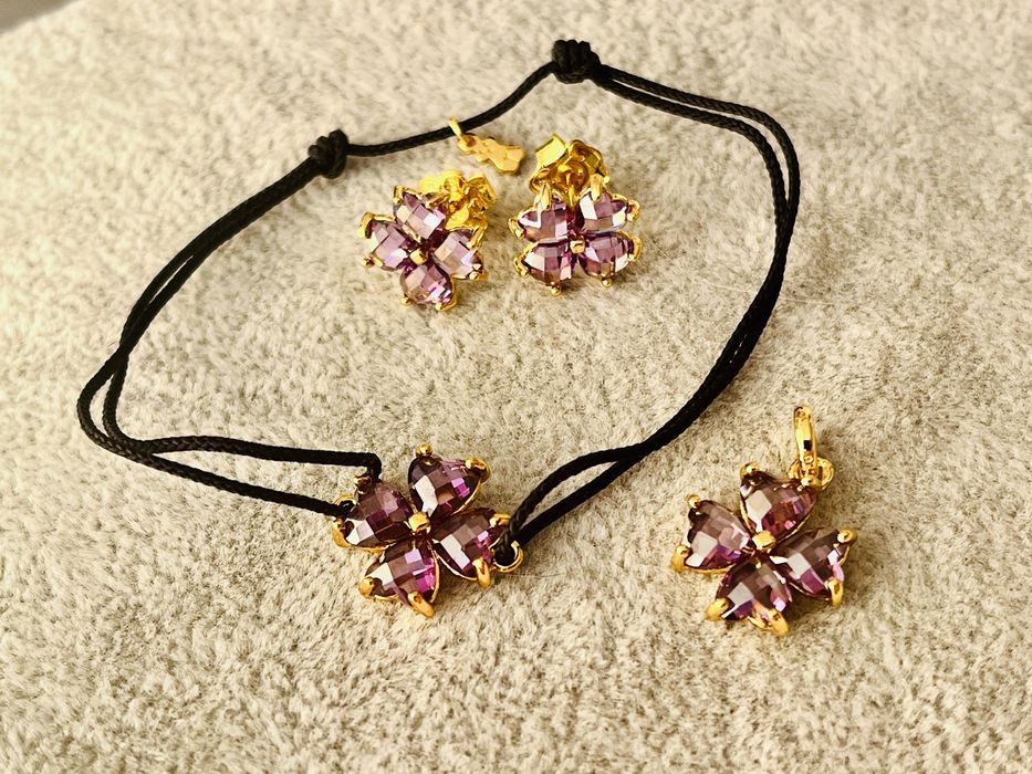 Wyprzedaz tous daisy zestaw 3 elementy srebro