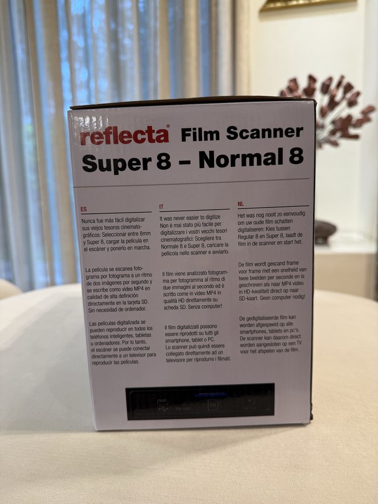 Film scanner super 8 / reflecta / scaner de pelicula de filme