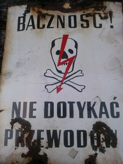 Tablica emaliowana blacha emaliowana