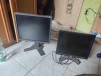 3 monitory jak nowe Dell, hp