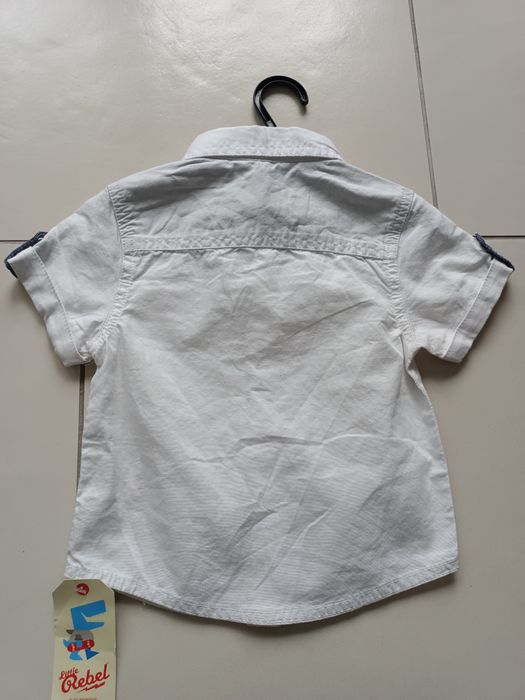 Koszula bawełniana biała Primark Little Rebel 18-24 m-ce nowa