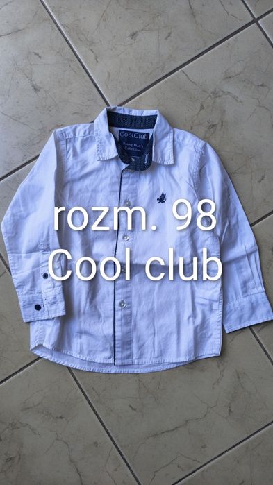 Biała koszula Cool Club rozm. 98