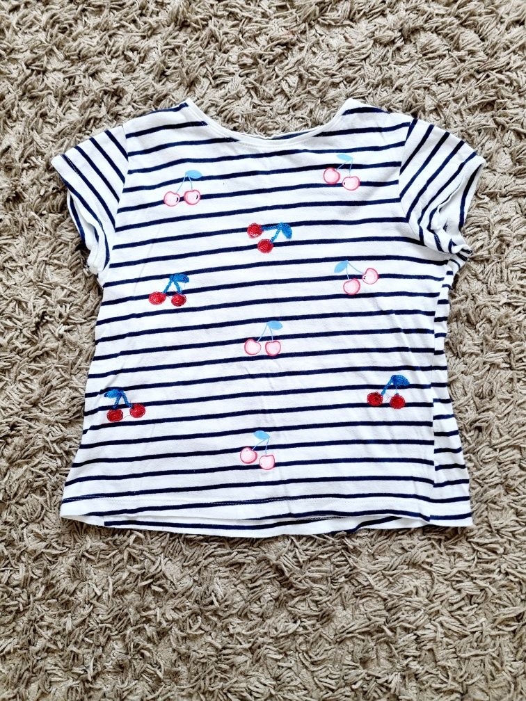 Tshirt cekiny, wiśnie rozmiar 116