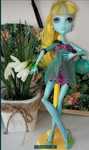 Mattel Laguna Monster high 2008rok Gratis stojak na lalkę