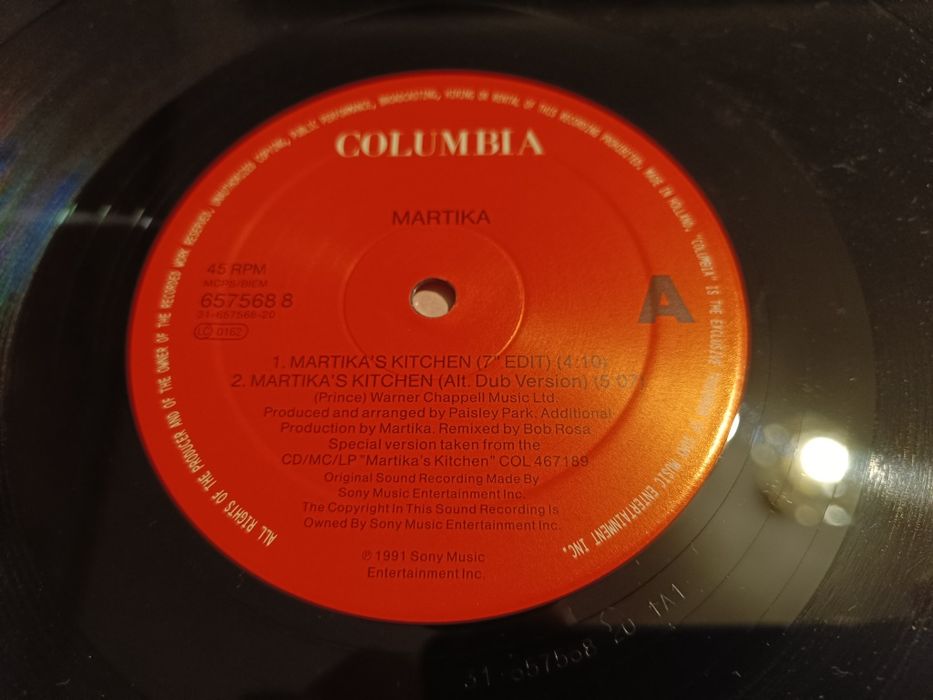 Martika , 1press UK, 1991, VG , single