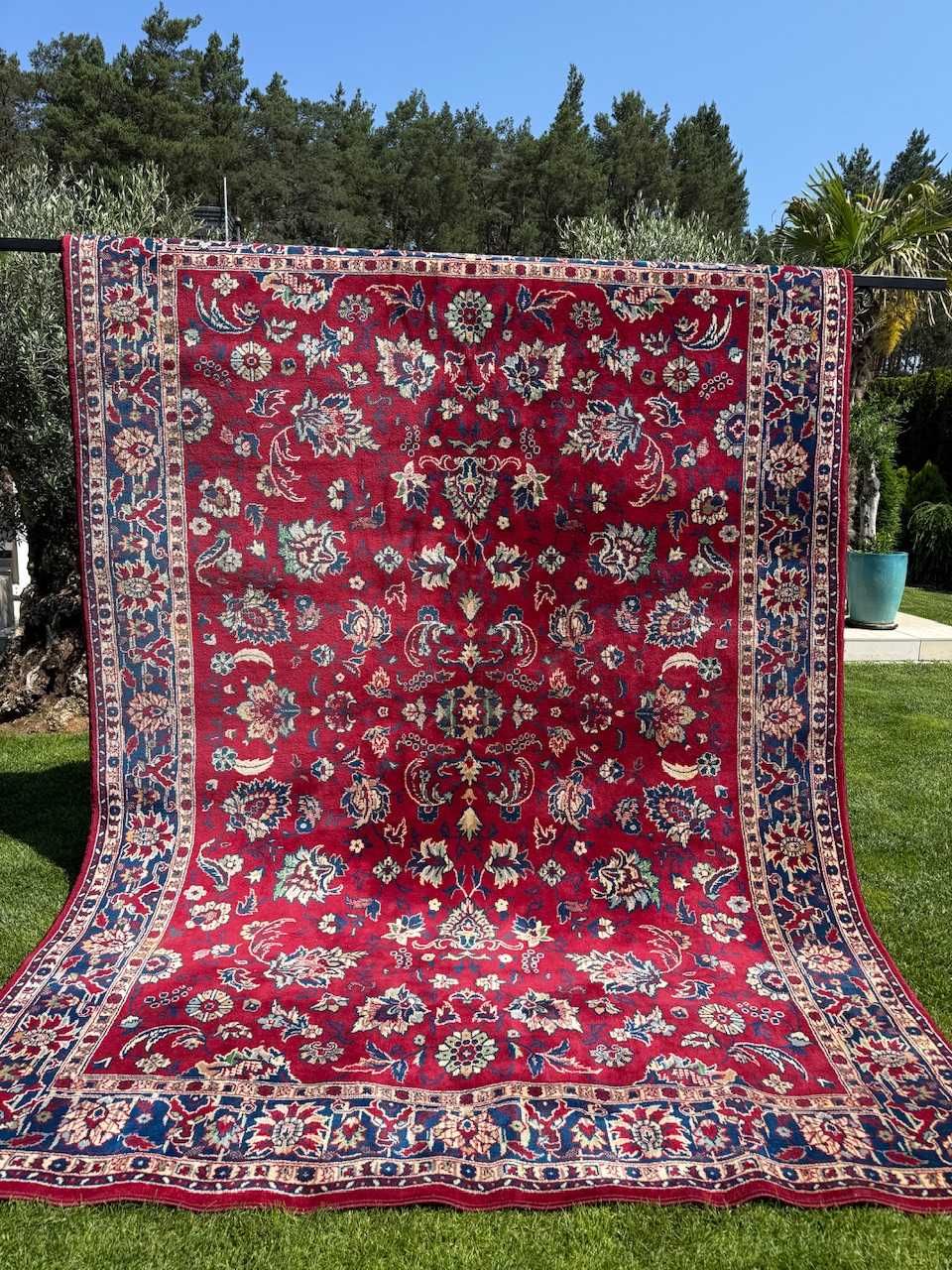 Dywan perski wełniany kaszmirowy Indo Tabriz 350x250 galeria 15 tyś