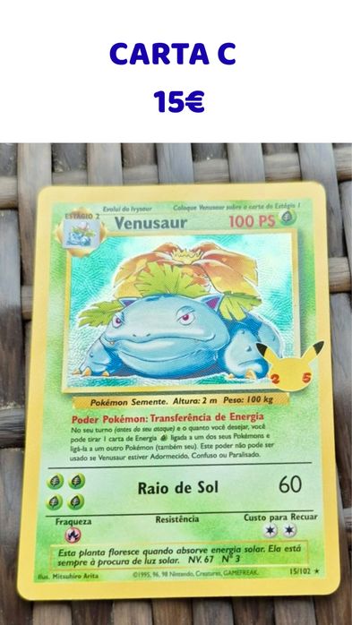 Cartas pokémon originais