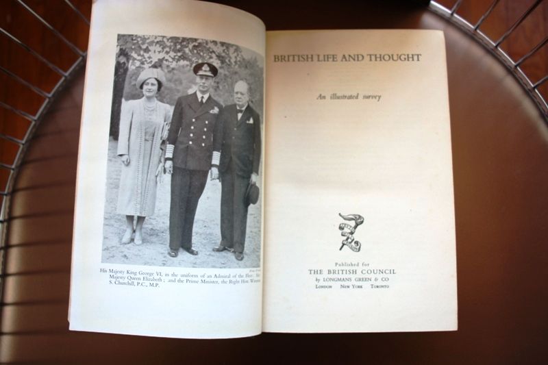 Livro British Life and thought Longmans Green