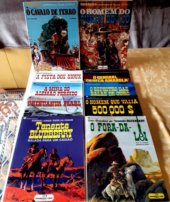Livros BD - Jean-Michel Charlier / Jean Giraud - Tenente Blueberry