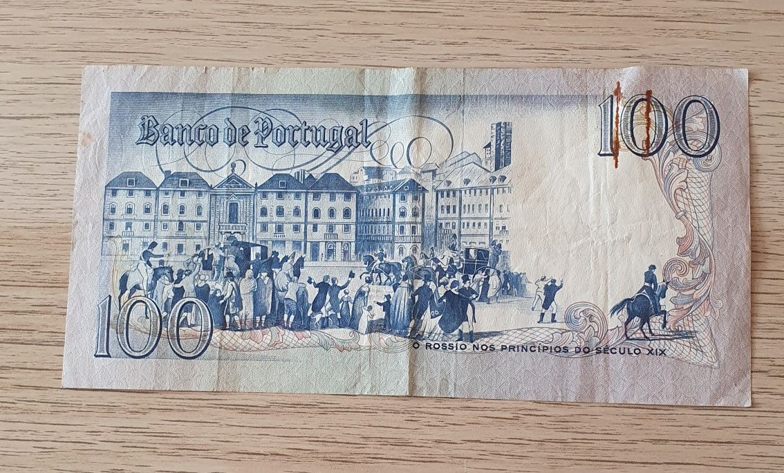 Nota 100 escudos República Portuguesa