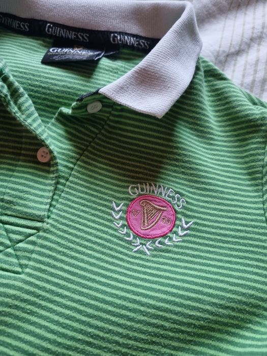 Zielona polówka Guinness XXS