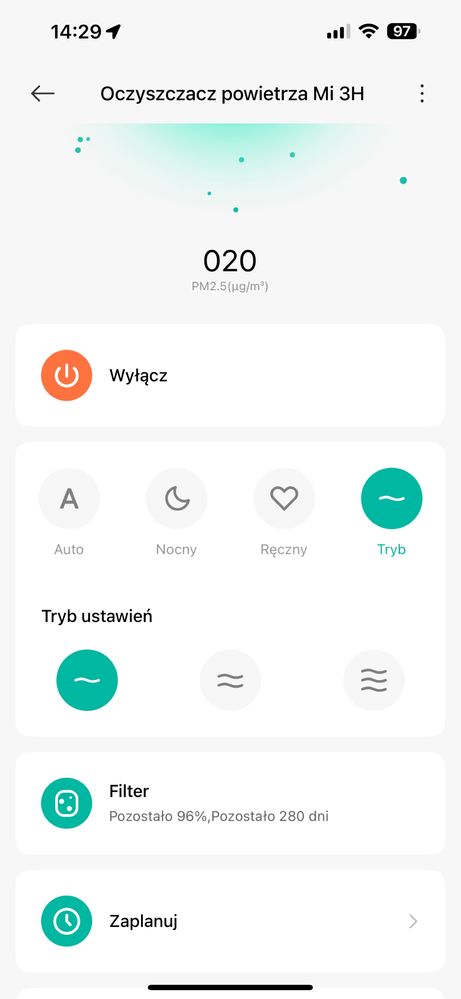 Oczyszczacz powietrza Mi Air Purifier 3H xiaomi