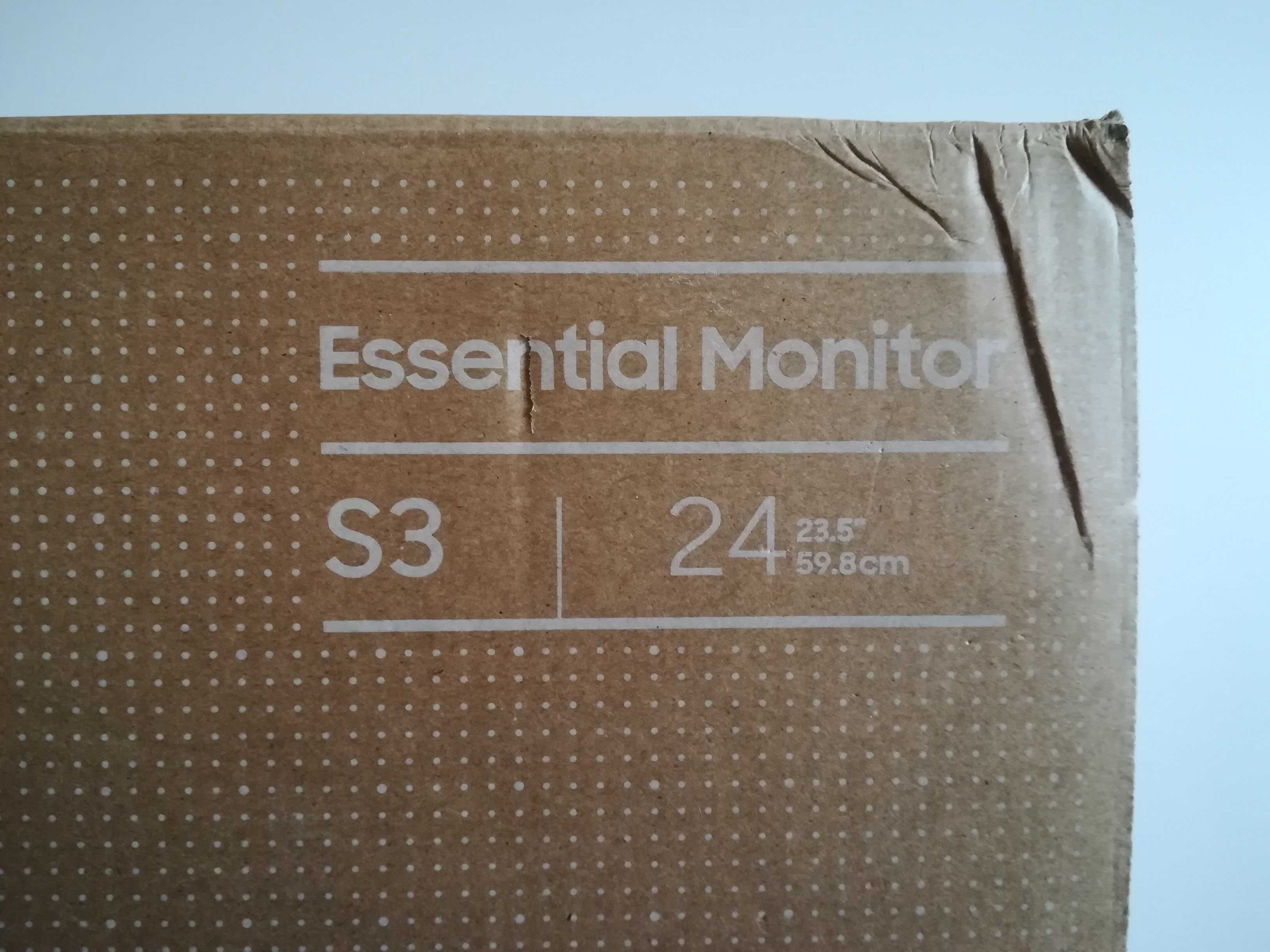 Karton pudełko po monitorze Samsung Essential S3 24" S24C366EAU