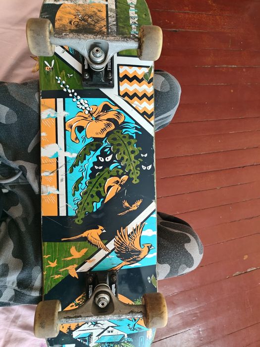 Скейт комплит, Real 8.5, Thunder 148, spirfire classic abec 5
