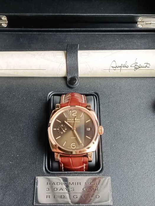 Panerai Radiomir 1940 3 Days GMT Oro Rosso Limited Edition 300 sztuk.