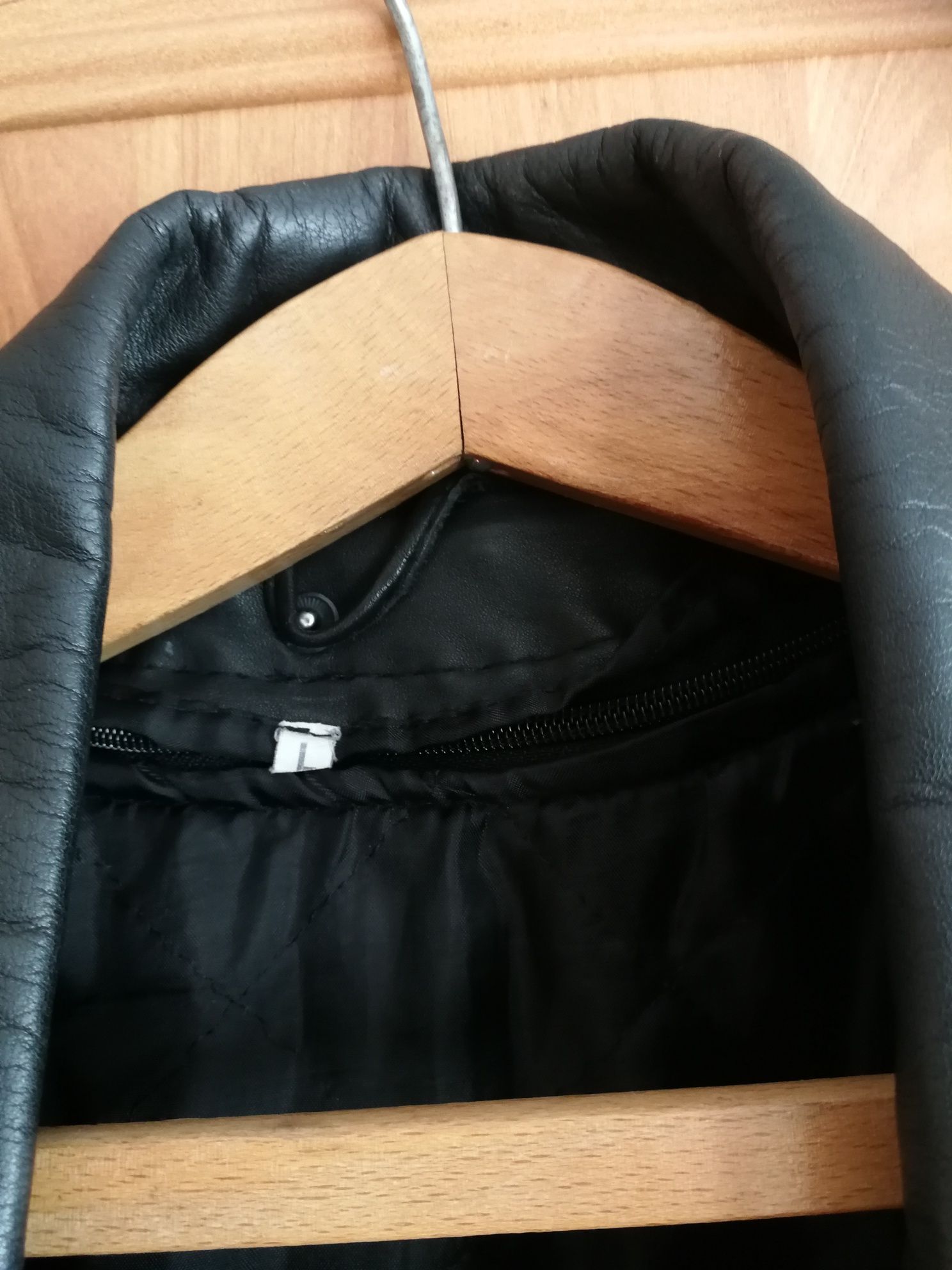 Płaszcz skurzany, kurtka skórzany L/XL