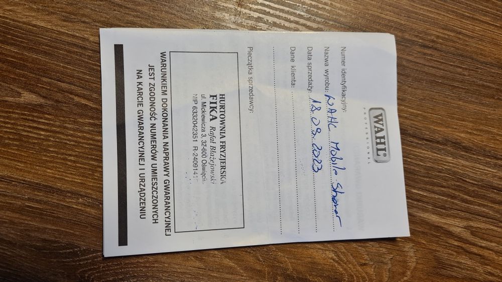 Golarka, maszynka do golenia WAHL 3615  Professional