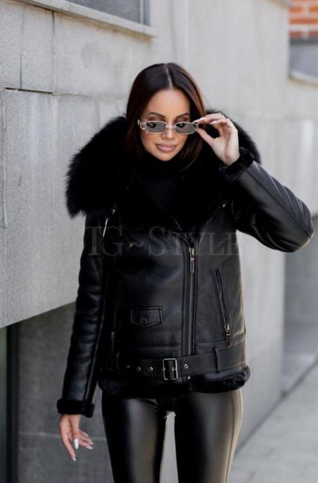 Дублянка авіатор з капюшоном. S, M, L, XL, 2XL,3XL,4XL