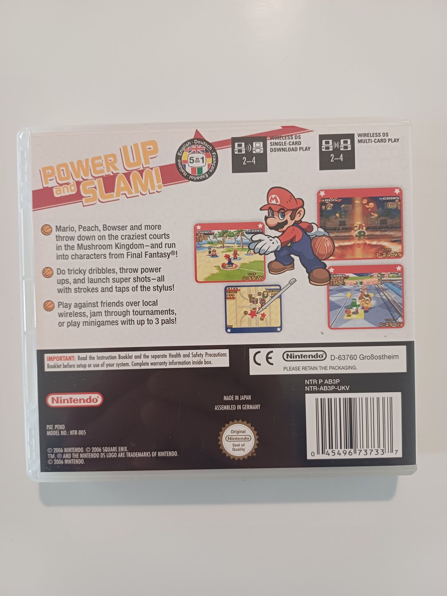Mario Slam Basketball Nintendo DS 3ds angielska