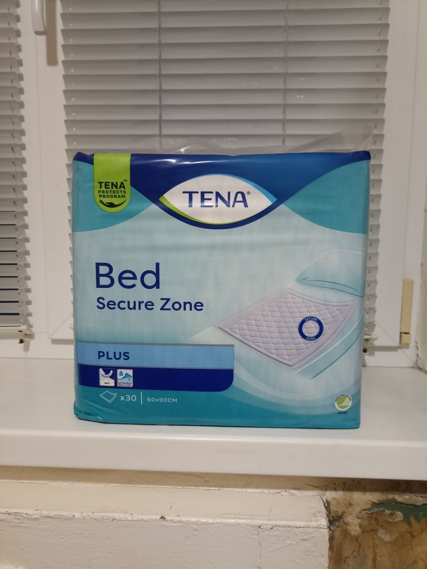 Пеленки (пелюшки) TENA Bed Secure Zone PLUS 60*90см 30шт.