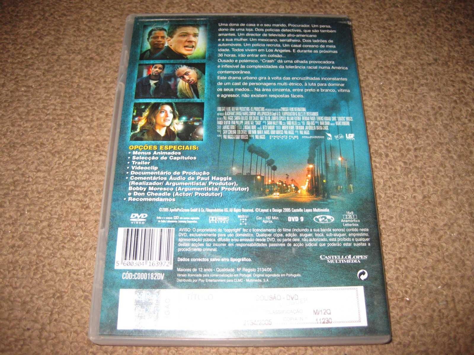 DVD "Colisão" com Sandra Bullock