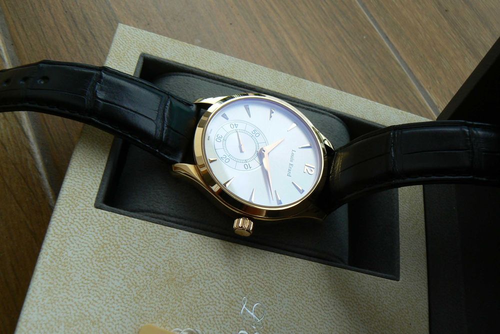 Louis Erard złoto 18K omega gold 750 złoty zegarek