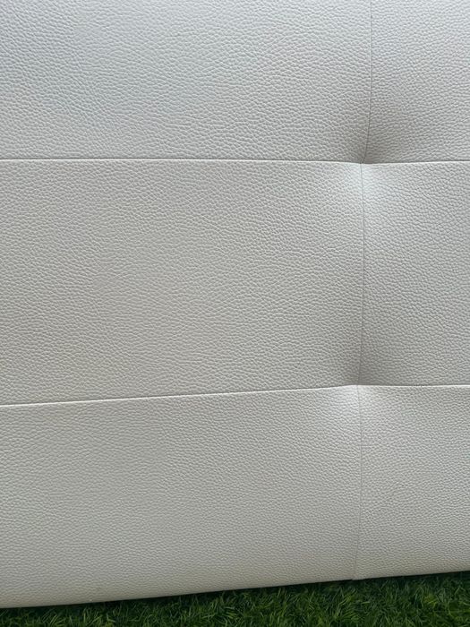 Cabeceira de cama -Pele Sintética-Branco -158cmx58cm(2und.disponíveis)