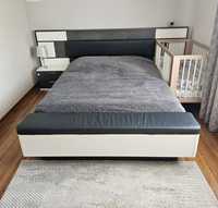 Zestaw komplet łóżko z szafkami nocnymi + komoda Farra Agata Meble