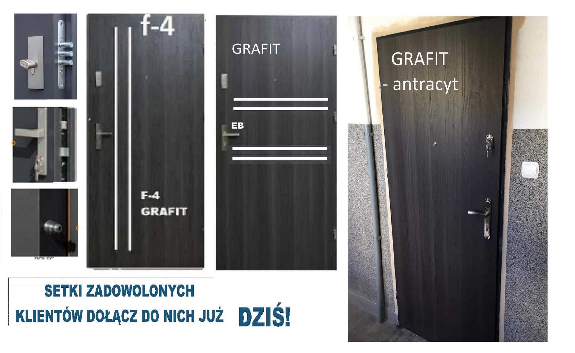 Drzwi z MONTAŻEM-wejściowe-WEWNĘTRZNE-zewnętrzne-wewnątrzklatkowe