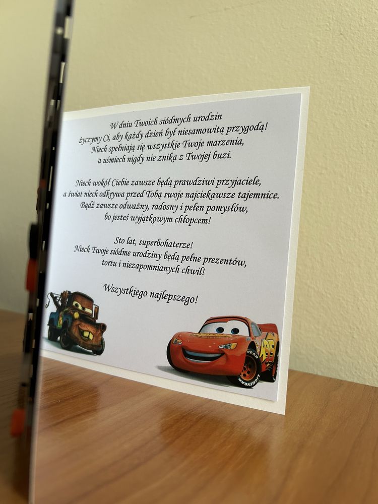 Kartka urodzinowa recznie robiona 7 urodziny quilling
