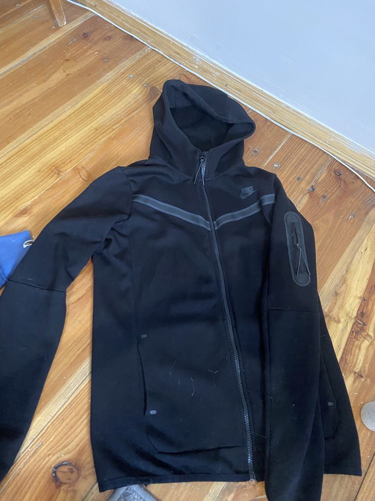 Зіпка теч фліс/ Толстовка Nike Sportswear Tech Fleece Black