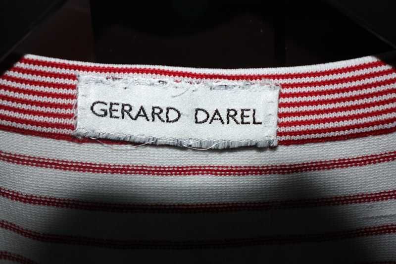 Blusa branca e vermelha com riscas horizontais GERARD DOREL tamanho S