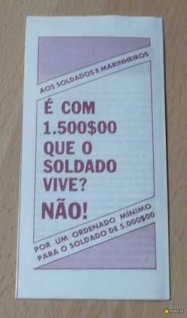Histórico folheto propagandístico de 1975, impecável