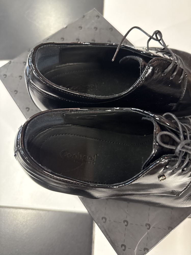 Buty męskie eleganckie skórzane  39