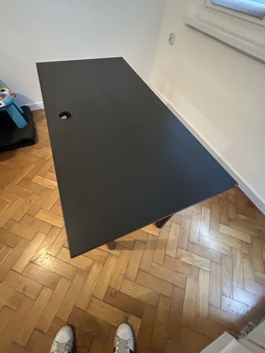 Czarne Biurko 120x60 stan bdb.