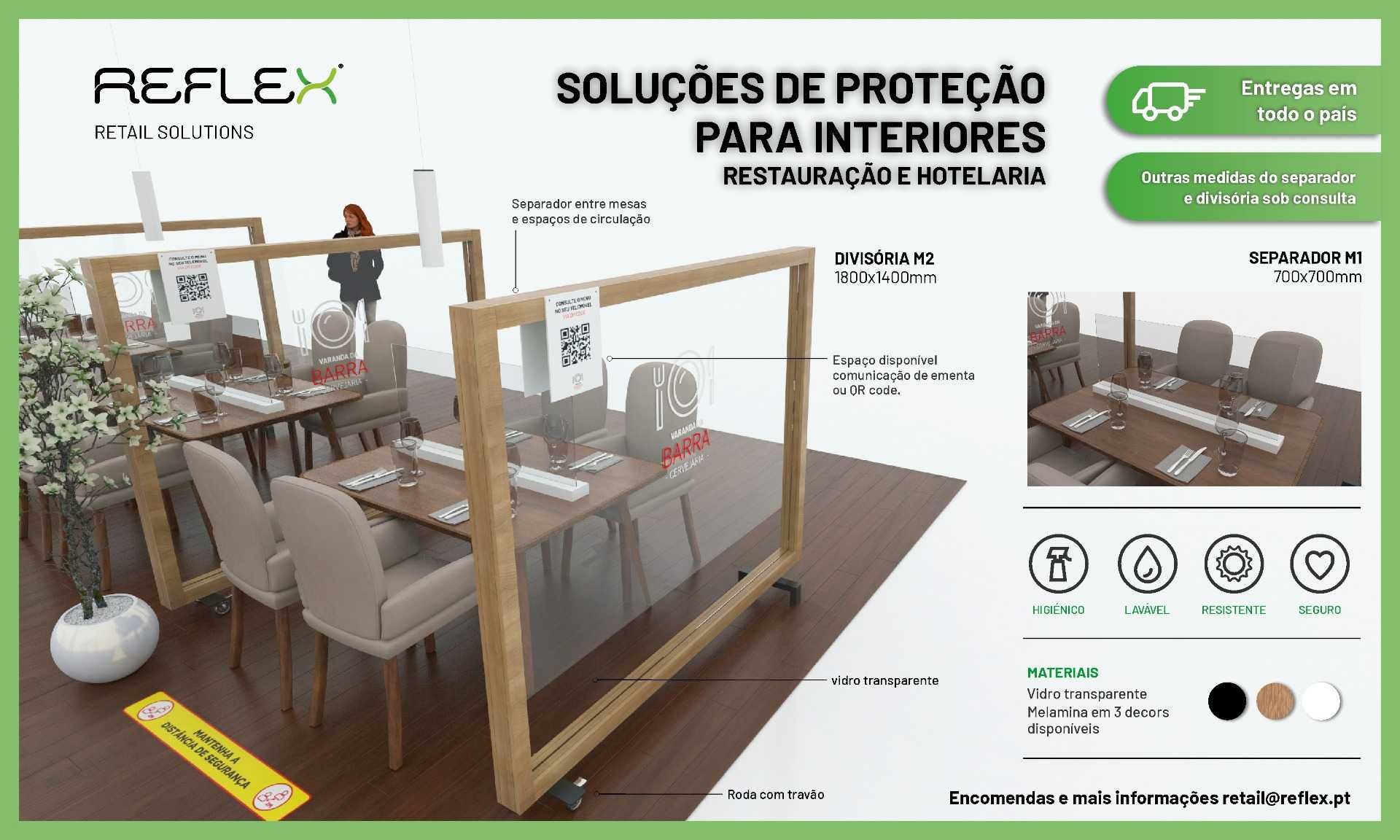 Divisória para interiores M2