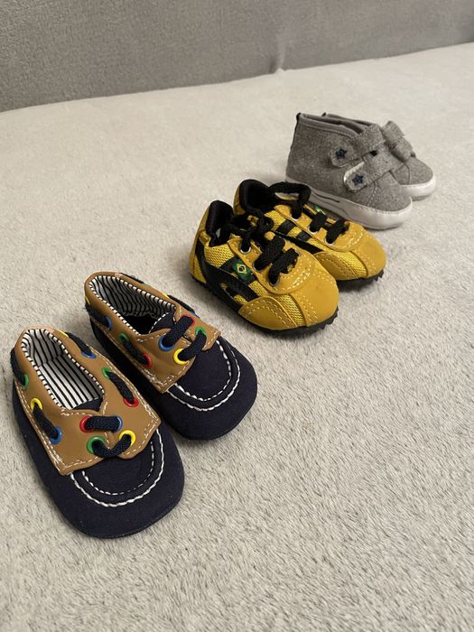 Пінетки тапочки для хлопчика устілка 10 см або на ляльку взуття