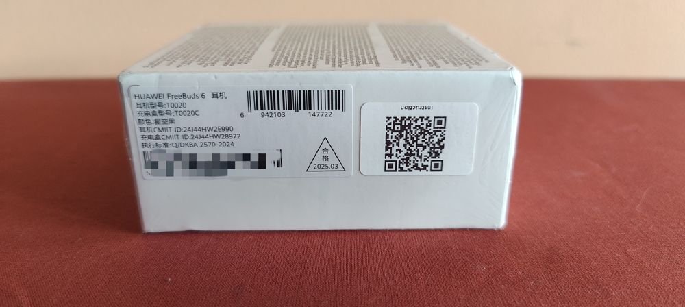 Nowe bezprzewodowe słuchawki HUAWEI Freebuds 6 czarne