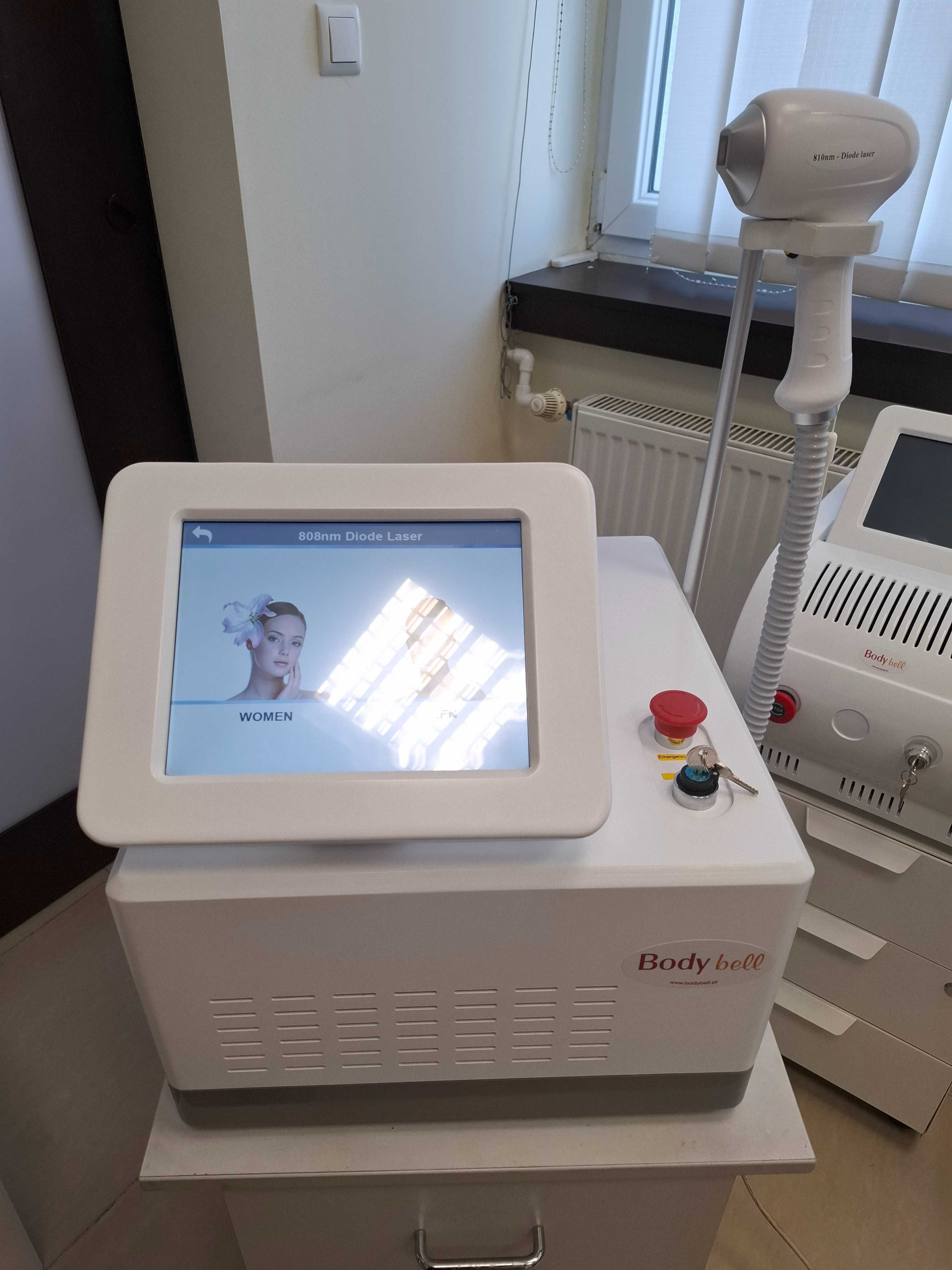 Laser diodowy 808 do depilacji i fotoodmładzania, dostawa i szkolenie