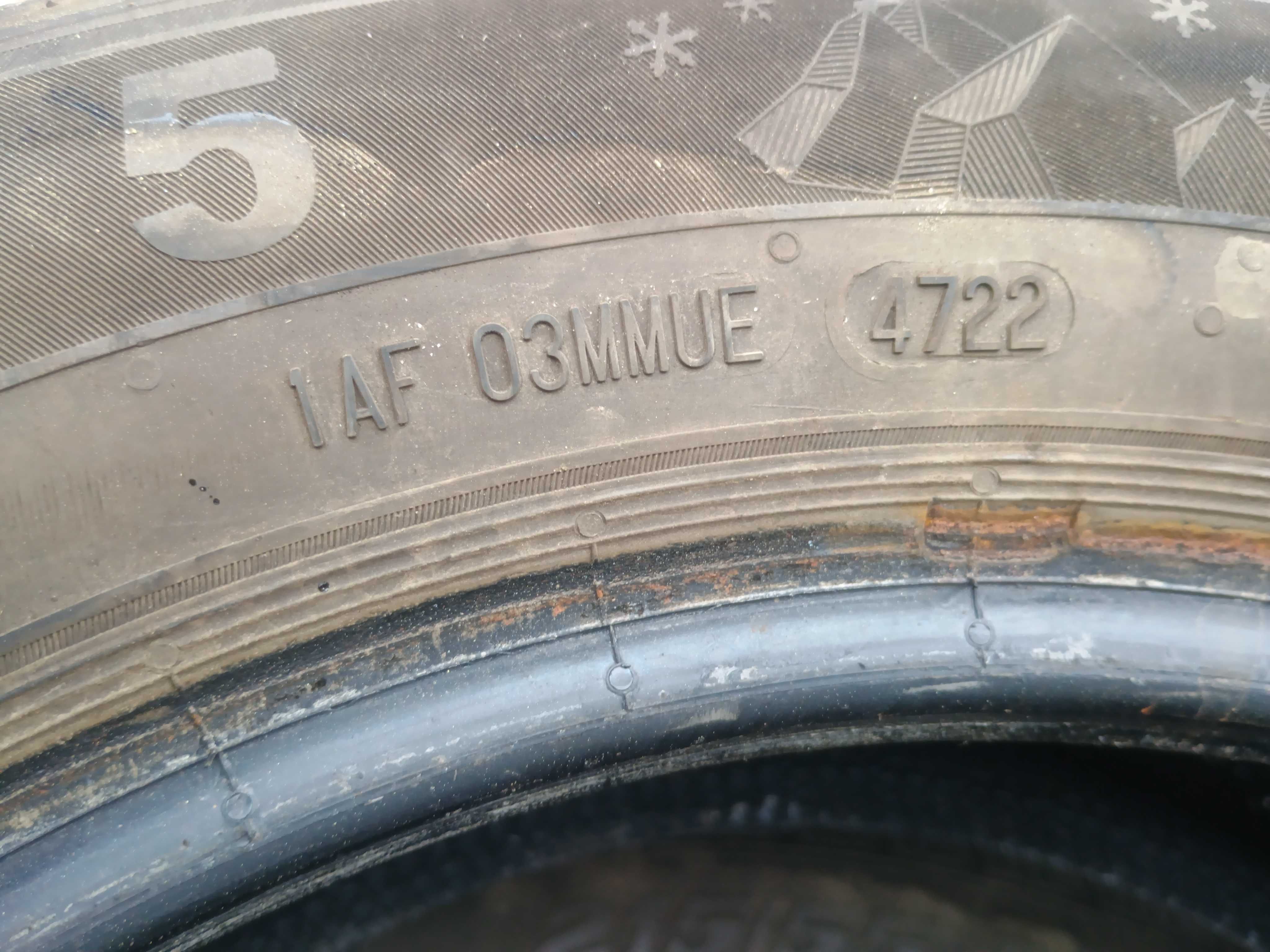 Zimowe opony Semperit 185/60 r15 Para 2 sztuki 2022r. 7.6 mm