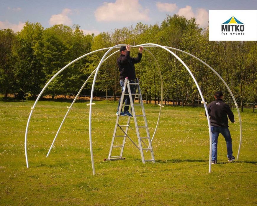 Wynajem namiotów kopułowych Dome od producenta Mitko