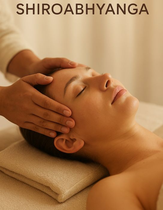 Masaż ajurwedyjski głowy-stres znika
