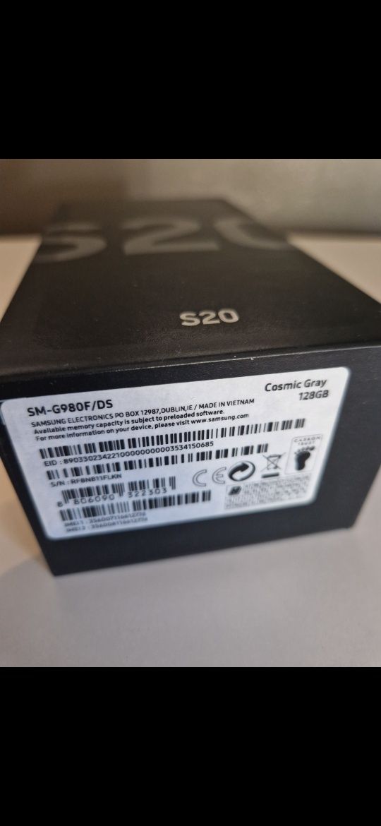 Sprzedam samsung galaxy s20
