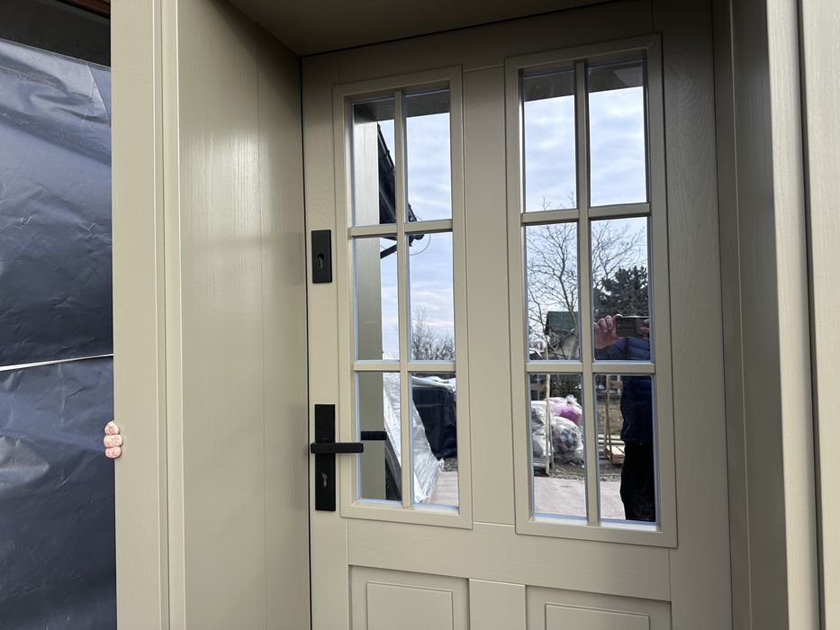 Drzwi zewnętrzne drewniane Na Wymiar nietypowe Montaż Cała Polska