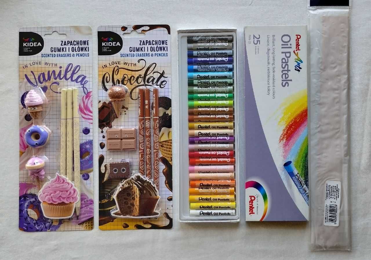 Pastele Pentel 25 sztuk + gratisy